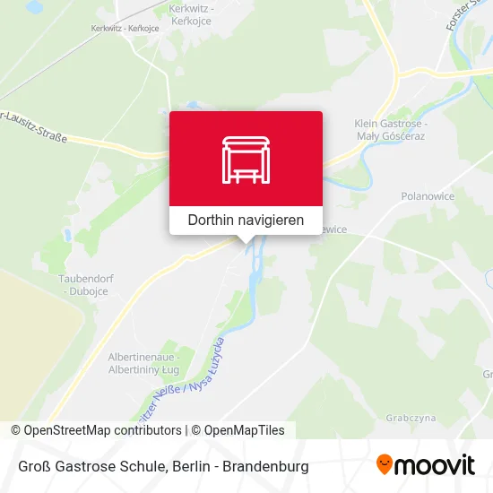 Groß Gastrose Schule Karte