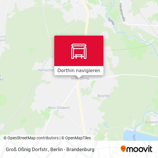 Groß Oßnig Dorfstr. Karte
