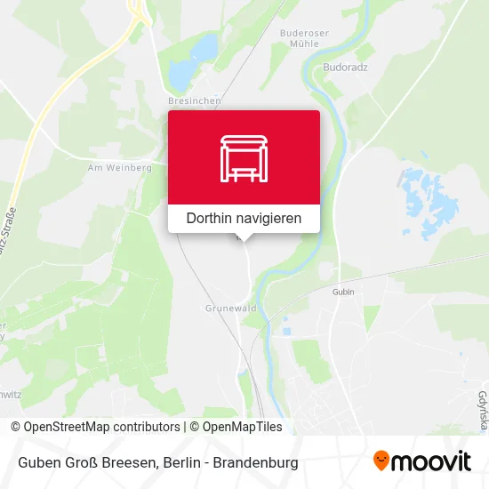 Guben Groß Breesen Karte