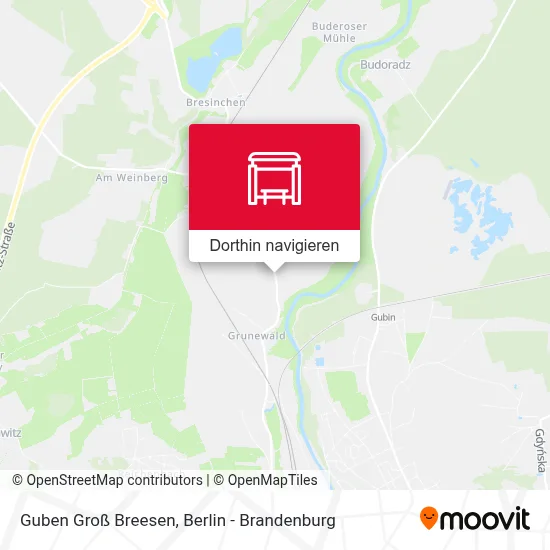 Guben Groß Breesen Karte