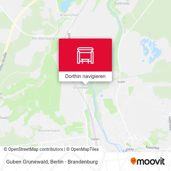 Guben Grunewald Karte