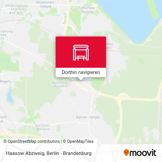 Haasow Abzweig Karte