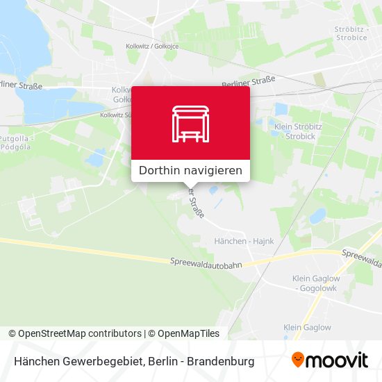 Hänchen Gewerbegebiet Karte