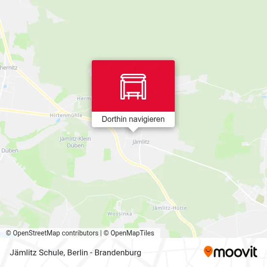 Jämlitz Schule Karte