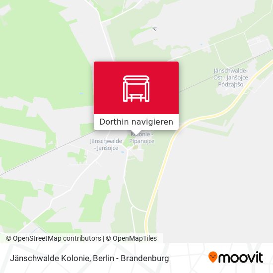 Jänschwalde Kolonie Karte