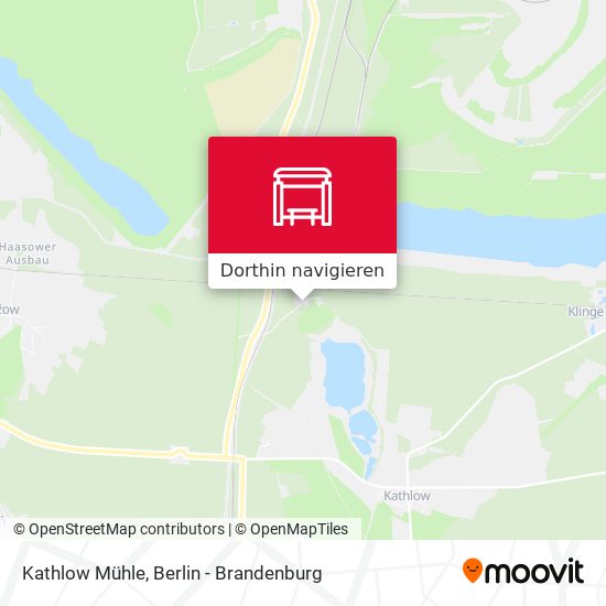 Kathlow Mühle Karte