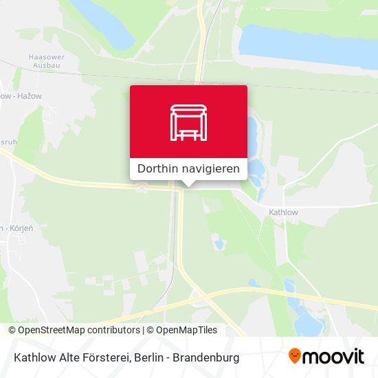 Kathlow Alte Försterei Karte