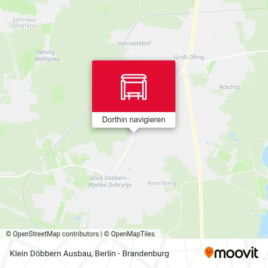 Klein Döbbern Ausbau Karte