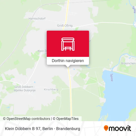 Klein Döbbern B 97 Karte