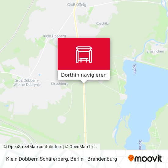 Klein Döbbern Schäferberg Karte