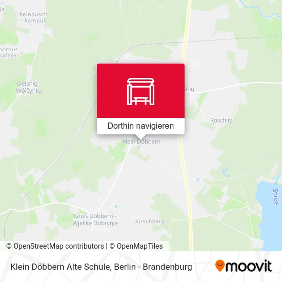 Klein Döbbern Alte Schule Karte