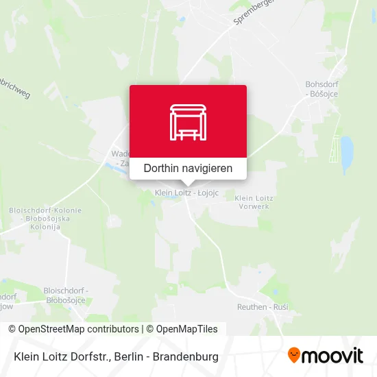 Klein Loitz Dorfstr. Karte