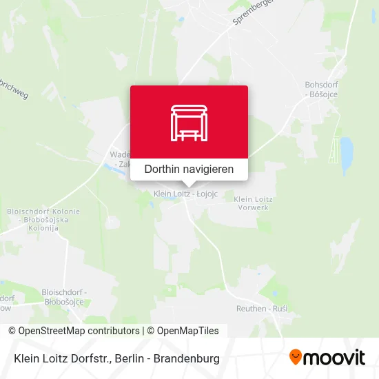 Klein Loitz Dorfstr. Karte