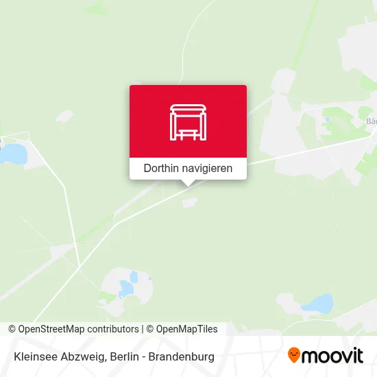 Kleinsee Abzweig Karte