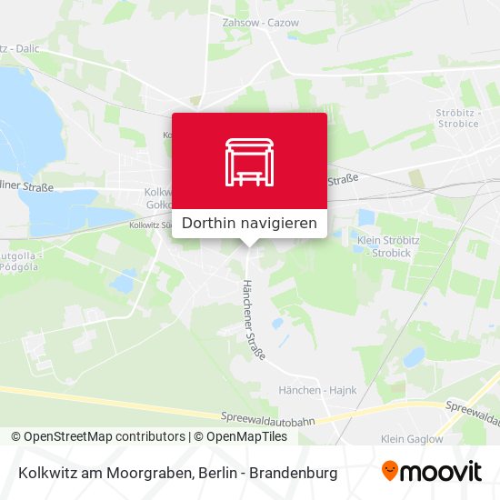 Kolkwitz am Moorgraben Karte