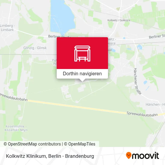 Kolkwitz Klinikum Karte