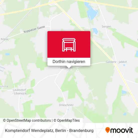 Komptendorf Wendeplatz Karte