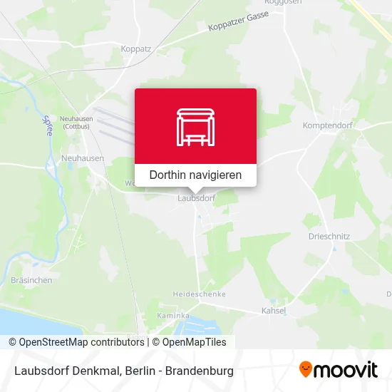 Laubsdorf Denkmal Karte