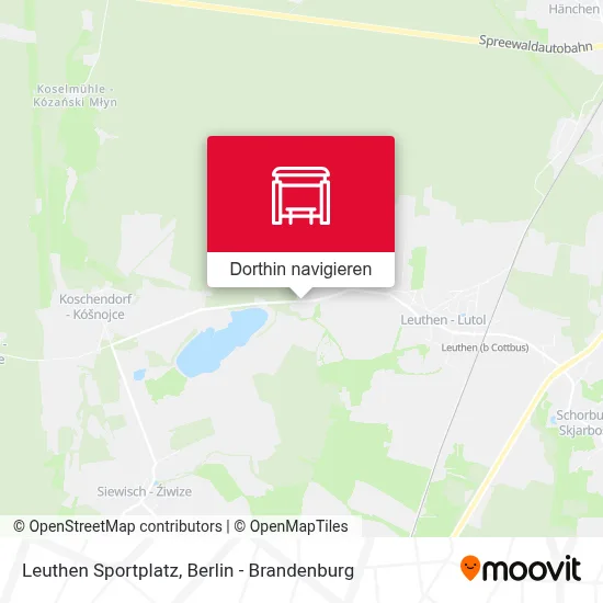 Leuthen Sportplatz Karte