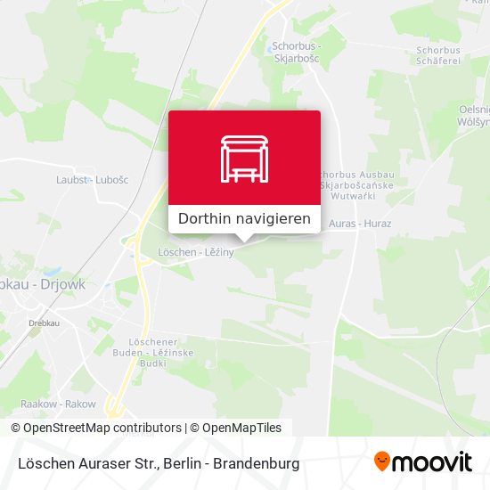 Löschen Auraser Str. Karte