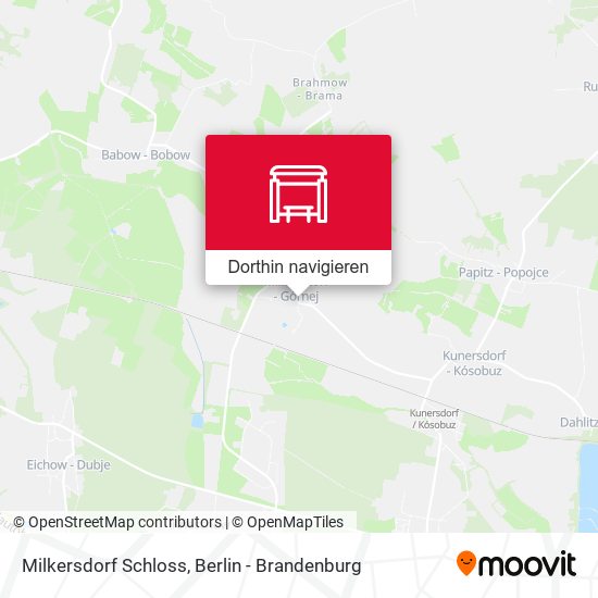 Milkersdorf Schloss Karte