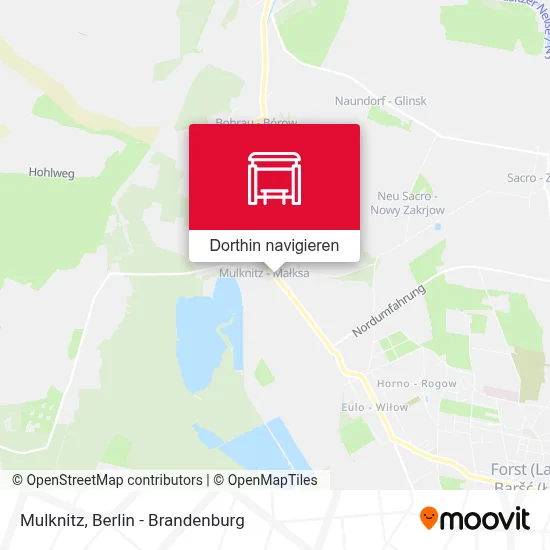 Mulknitz Karte