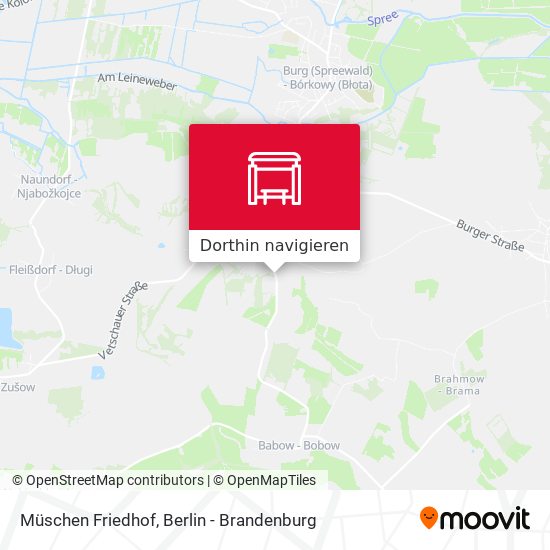 Müschen Friedhof Karte