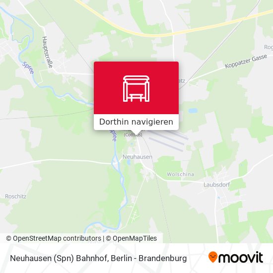 Neuhausen (Spn) Bahnhof Karte
