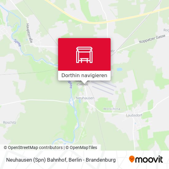 Neuhausen (Spn) Bahnhof Karte