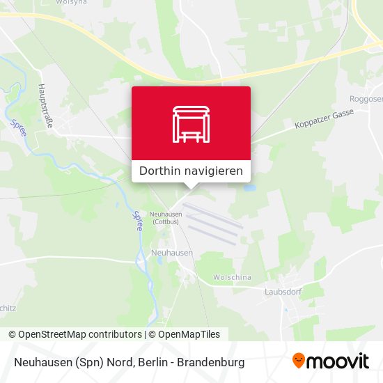 Neuhausen (Spn) Nord Karte