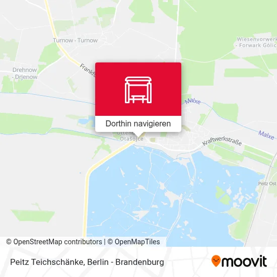 Peitz Teichschänke Karte