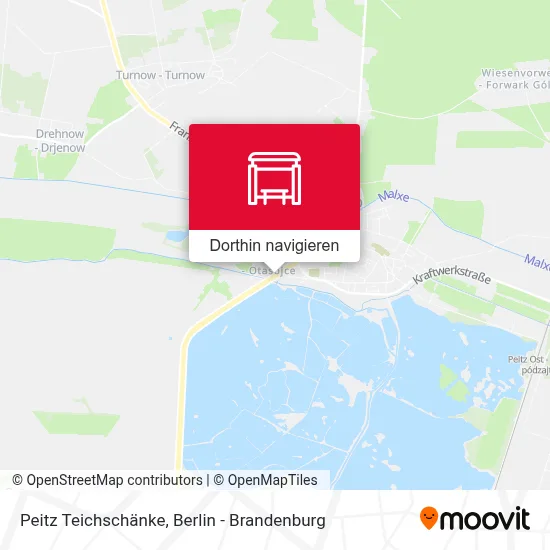 Peitz Teichschänke Karte