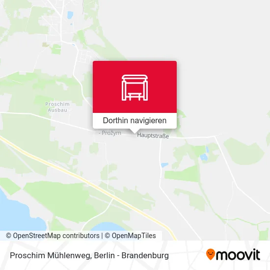 Proschim Mühlenweg Karte