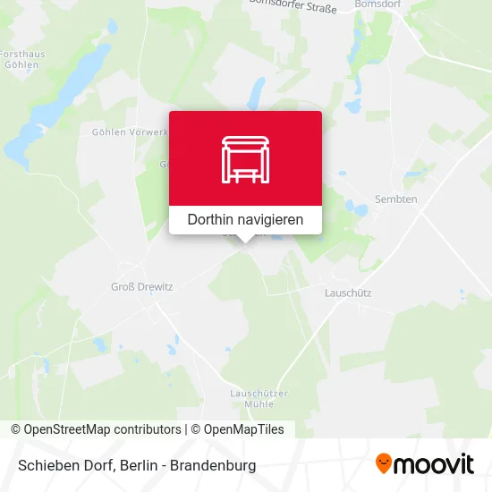 Schieben Dorf Karte