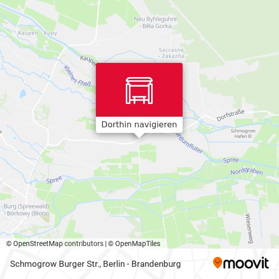 Schmogrow Burger Str. Karte