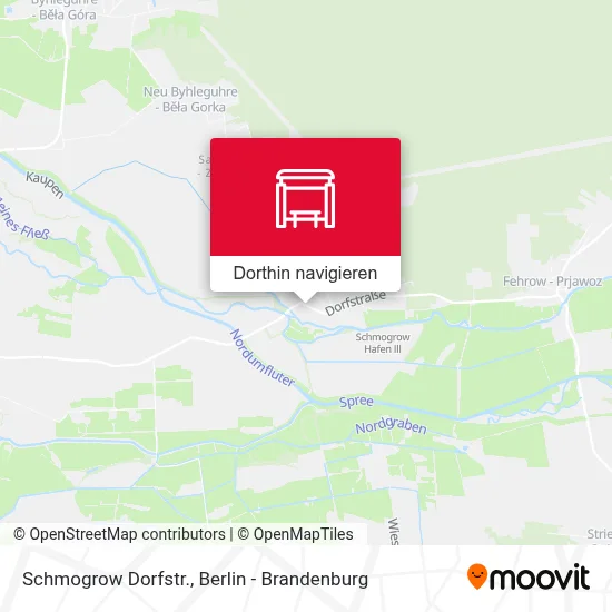 Schmogrow Dorfstr. Karte