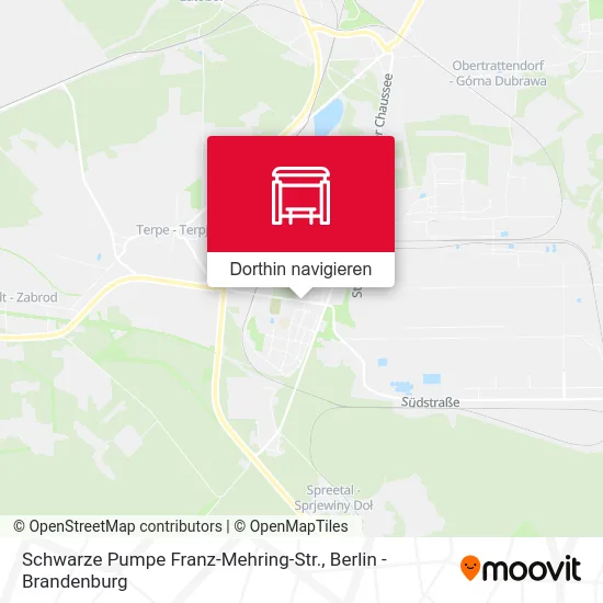 Schwarze Pumpe Franz-Mehring-Str. Karte