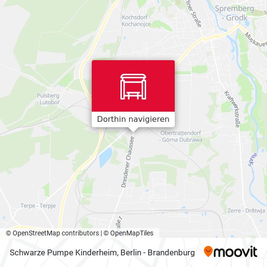Schwarze Pumpe Kinderheim Karte