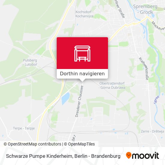Schwarze Pumpe Kinderheim Karte