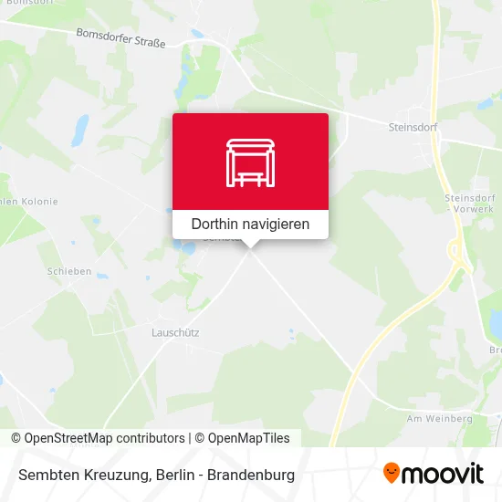 Sembten Kreuzung Karte