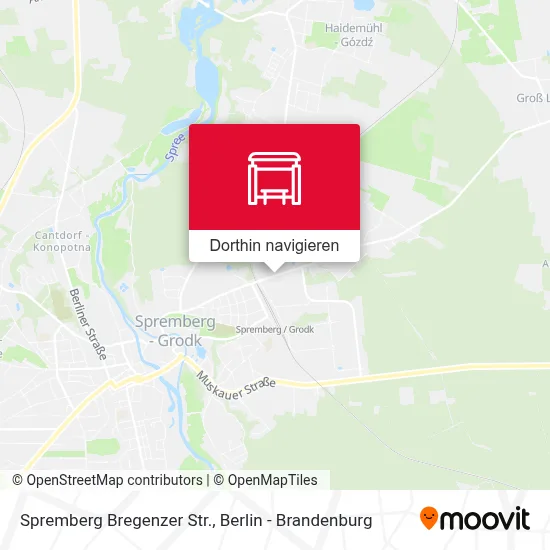 Spremberg Bregenzer Str. Karte