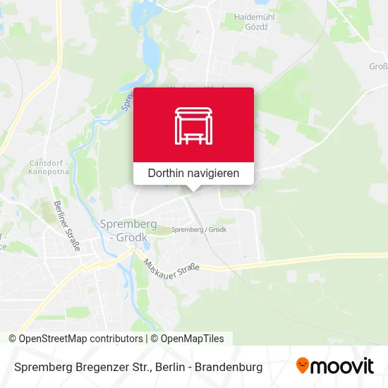 Spremberg Bregenzer Str. Karte