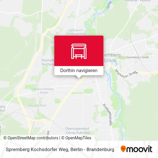 Spremberg Kochsdorfer Weg Karte