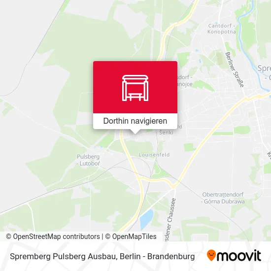 Spremberg Pulsberg Ausbau Karte