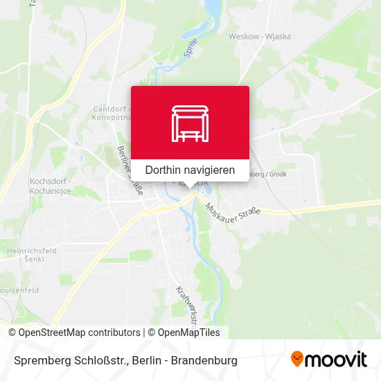 Spremberg Schloßstr. Karte