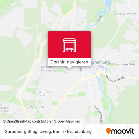 Spremberg Stieglitzweg Karte