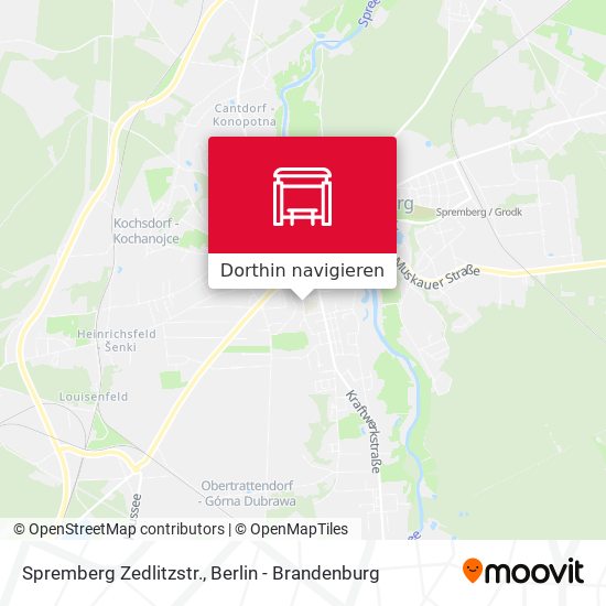 Spremberg Zedlitzstr. Karte