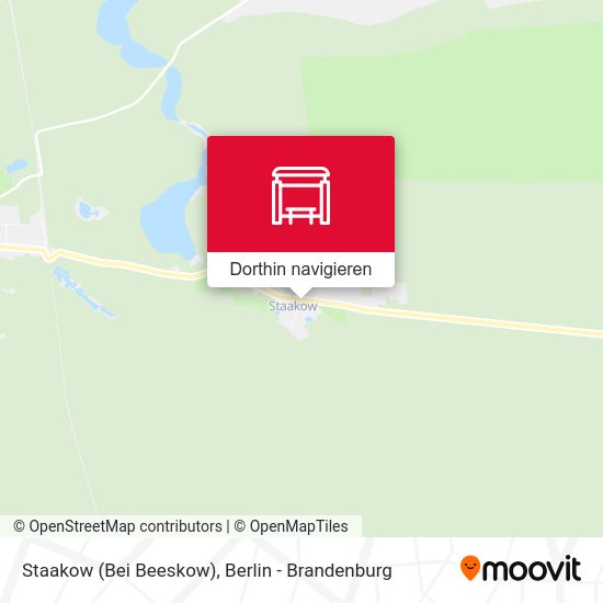 Staakow (Bei Beeskow) Karte