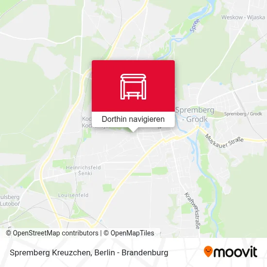 Spremberg Kreuzchen Karte