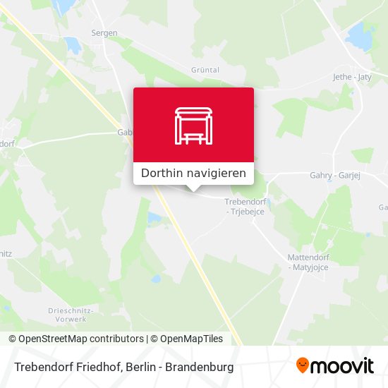 Trebendorf Friedhof Karte